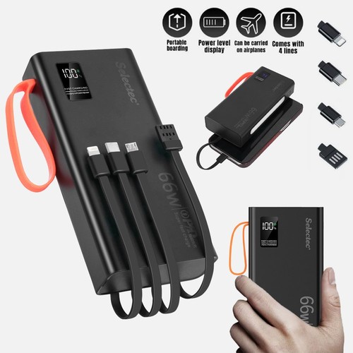 30000mah 66w port power - 2-port,