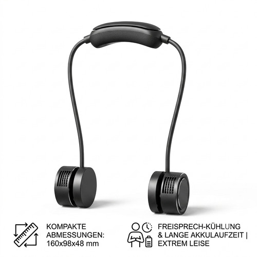Tragbarer halsventilator - tragbarer,