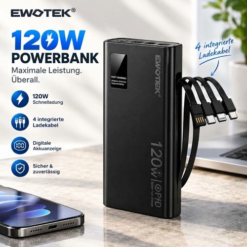 Powerbank 50000mah 120w - powerbank,